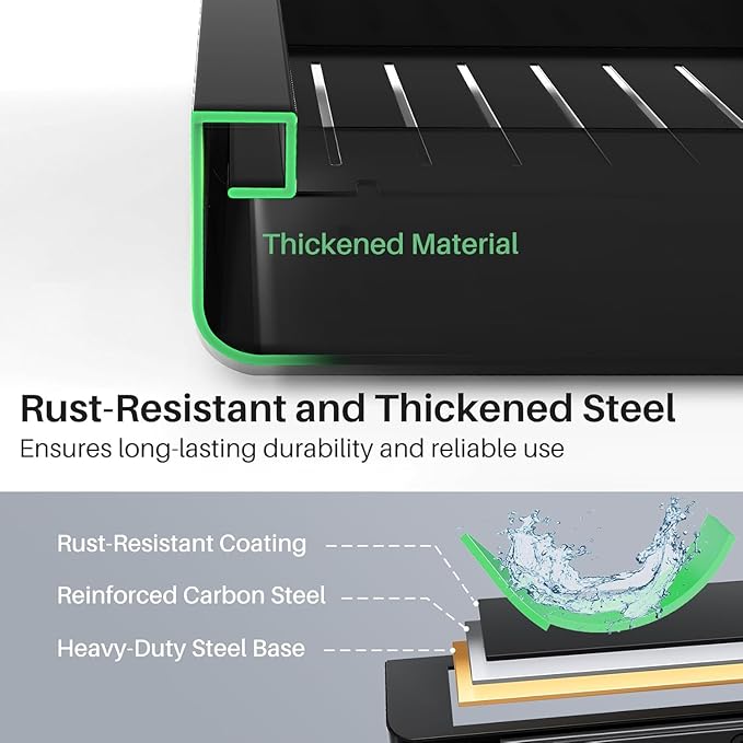 2 Pack Pull out Cabinet Organizer, Expandable(12"-20") Heavy Duty Slide out Drawer Fixed with Adhesive Nano Film for Pots, Roll out Shelf Storage for Kitchen Organization, Pantry, Bathroom(Black)