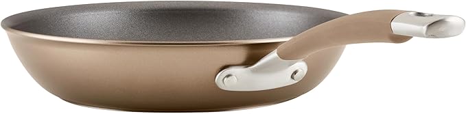 Circulon Premier Professional Hard Anodized Nonstick Cookware Induction Pots and Pans Set, 8 Piece - Bronze