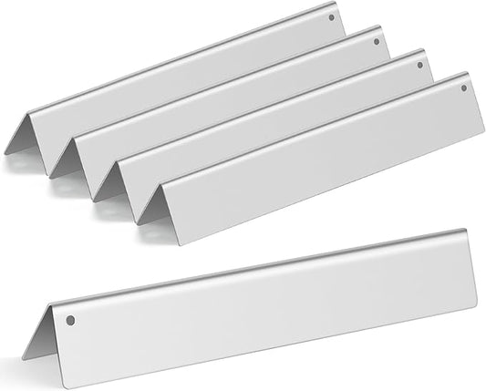 17.5 Inch Stainless Steel Flavorizer Bars for Weber Genesis E310, E320, E330, S310, S320, S330, for Genesis 300 Gas Grills with Front-Mounted Knobs, for Genesis Grill Parts 7620 Flavor Bars, 5 PCS