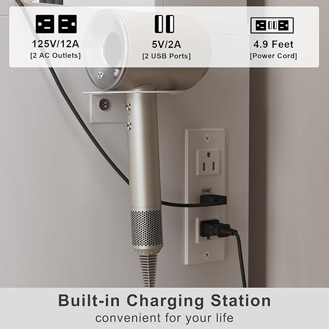 Fameill White Vanity Desk with Mirror and Lights,Makeup Vanity Table Set with Power Strip and Sliding Locker,Visual Drawer Dressing Table with 5 Drawers&Shelves&Cabinet,3 Lighting Modes