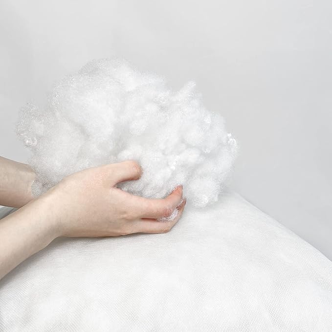 Outdoor/Indoor Lumbar Pillows, Water Repellent Cushion Pillows, 12x20 Inch, Outdoor Pillows with Inserts for Home Garden, Pack of 2, Palm Blue