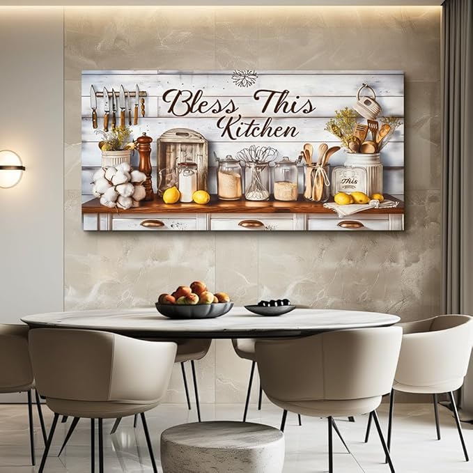 PHAOHUAXM Large Wall Art For Living Room Canvas Wall Decor For Bedroom Office Decoration Kitchen And Dining Room Painting Framed Pictures Printing Artwork Room Mural Aesthetic Home Decor 30"x60"