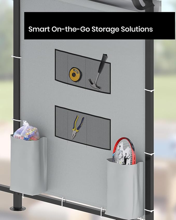 20'x15'x12.7' Heavy Duty Metal Carport, Steel Carports Canopy with Galvanized Steel Frame and Roof, Metal Carport Shelter for Boats, SUVs and Trucks