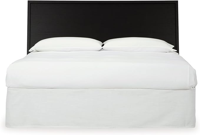 Signature Design by Ashley Danziar Modern Panel Headboard, King, Black