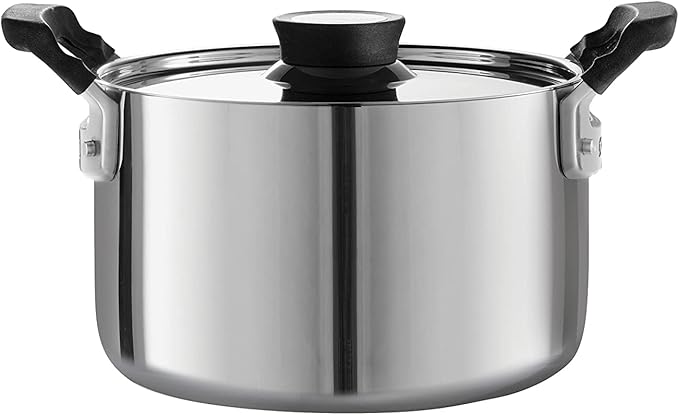 Tramontina Nesting 6 Pc Stainless Steel Tri-Ply Clad Sauce Pan and Stock Pot Set, 80116/048DS