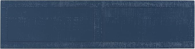 63 Inch Console Table with 4 Vase-Leg, Vintage Wood Grain Sofa Table Behind Couch, Narrow Entryway Accent Table for Living Room, Entrance, Hallway, Foyer, Bedroom, Apartments, Blue