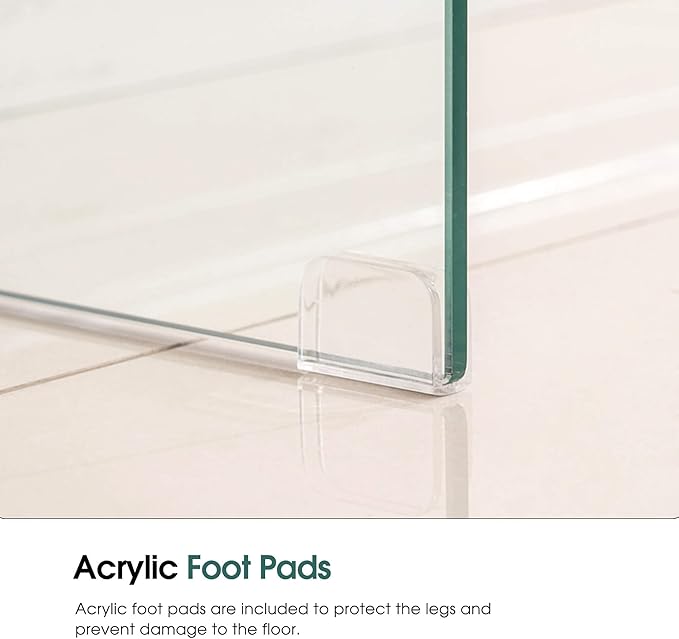 ivinta Glass Console Table, 3-Tier Industrial Rustic Entryway Table with Storage Shelves and Hidden Drawer for Living Room Hallway Foyer or Entrance, 5104 (Dark Brown, 39")