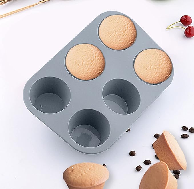 7in1 Silicone Bakeware Baking Set, Kitchen Bake Pans Molds Tray for Oven with BPA Free Round/Square Cake Pan, Loaf Pan, Muffin Pan for Bread Pizza Cheesecake Cupcake Pie Desserts