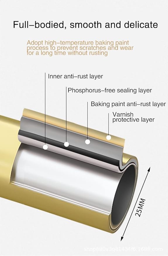 Double-pole Coat Rack Freestanding, Modern Metal Coat Racks Hanger Stand with 5 Hooks and Natural Marble Base, for Bedroom, Office, Hallway, Entryway, Living Room Gold