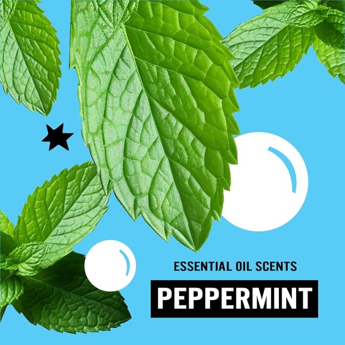 Molly's Suds Fabric Softener Dryer Sheets for Sensitive Skin | Plant-Based Static Reducer, Plastic-Free Packaging | Peppermint (120 Sheets)