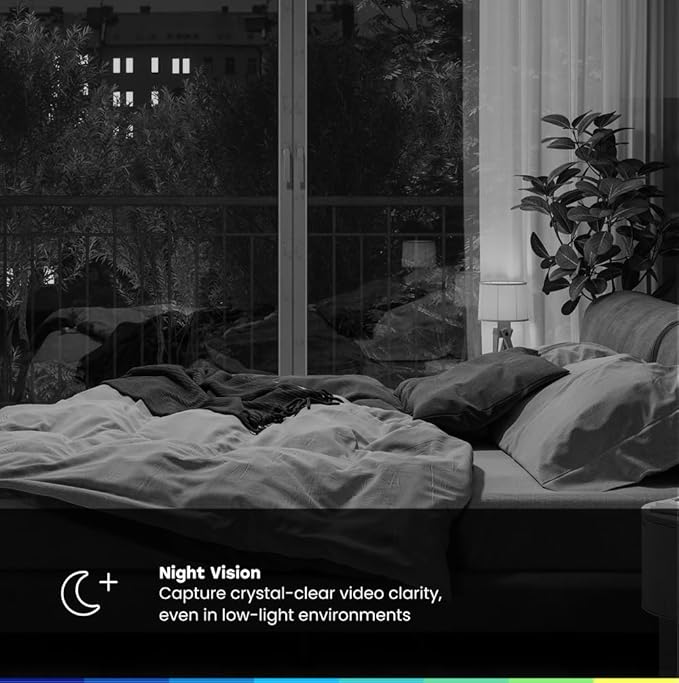 Chamberlain myQ Smart Indoor Security Camera – 1080p HD Video, Night Vision, Motion Detection, Wi-Fi, Two-Way Audio, Smartphone Control, 2 Pack