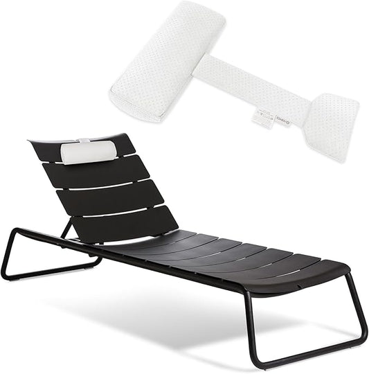 Headrest Pillow for Chaise Lounge Outdoor Pool Cushion Weighted Head Pillows Sunbathing Swimming Furniture