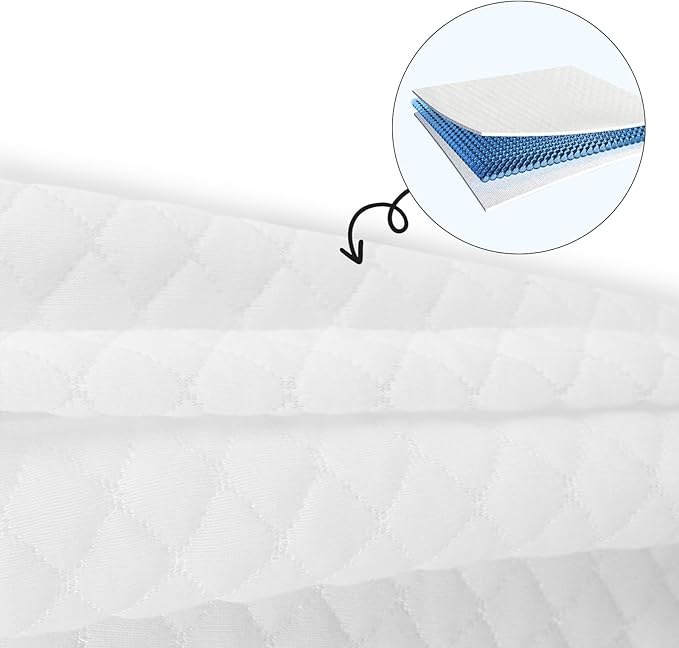 Firm Pillow Standard Size 26 x 18 inch, Bed Pillow with Adjustable Insert and 1 Cooling Pillowcase, Not Only Provides Stronger Support But Aslo Comfortable