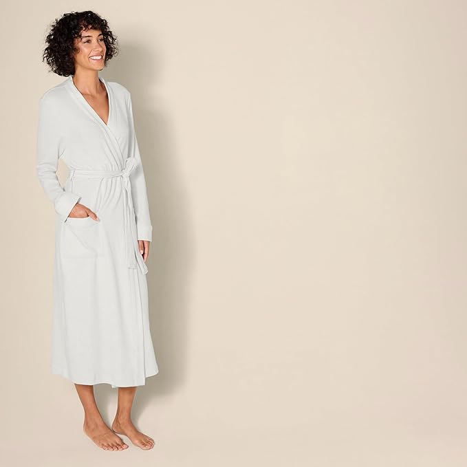 Amazon Essentials Women's Lightweight Waffle Full-Length Robe (Available in Plus Size)