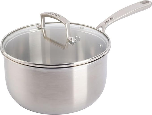 Babish Stainless Steel 3.5qt Triply Professional Grade Sauce Pan