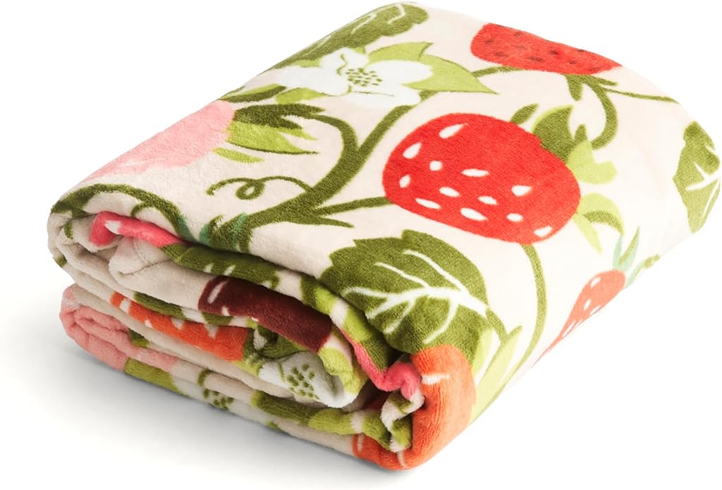 Vera Bradley Women's Fleece Plush Throw Blanket