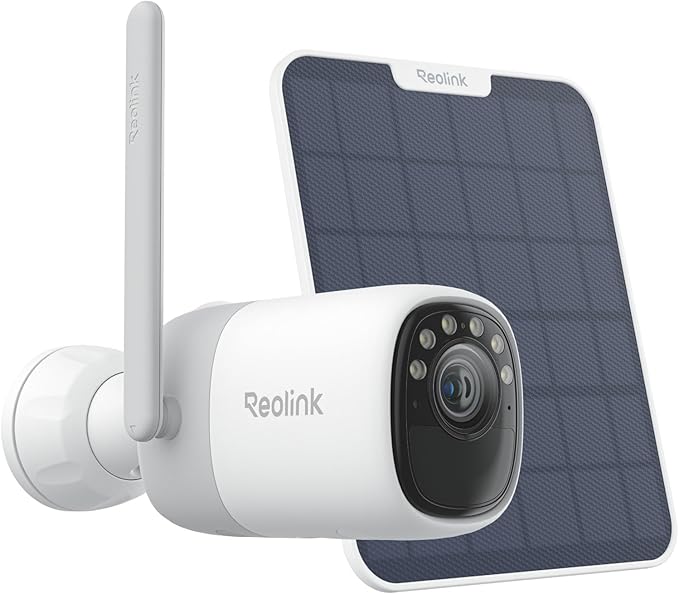 REOLINK Altas 2K Solar Camera Outdoor Wireless, Pre-Record Cameras for Home Security, 540 Days Battery Life, F1.0 ColorX Night Vision, Wi-Fi 6, AI Detection, Home Hub Compatible, No Subscription