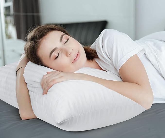 Utopia Bedding Pillows Queen Size Set of 4 (White),Hotel Pillows, Cooling Pillow for Side, Back or Stomach Sleepers