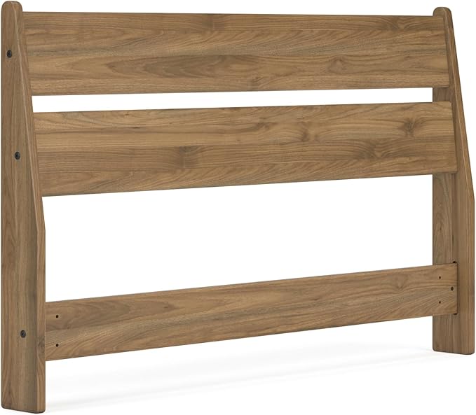 Signature Design by Ashley Deanlow Rustic Panel Headboard, Full, Light Brown