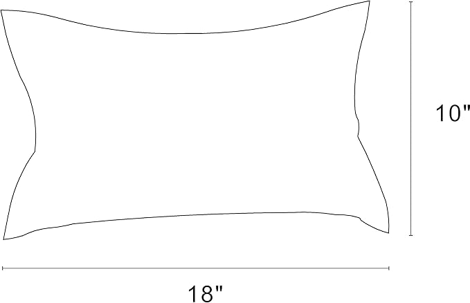 Indoor/Outdoor Decorative Lumbar Throw Pillows Water Resistant, 18"x10" Set of 2 for Patio Furniture Bolster Rectangle Pillows - Teal