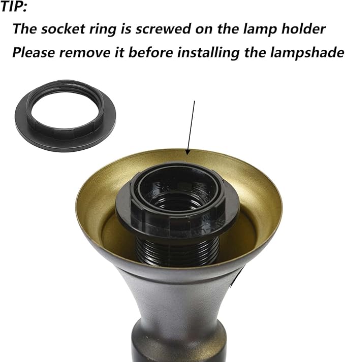 Bieye L10835 Mission Tiffany Style Stained Glass Floor Lamp for Reading Working Decorating, 3-Lights, 70 inches Tall