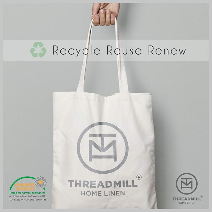 Threadmill Luxury 100% Cotton Queen Bed-Sheets - 800 Thread Count Jacquard Celine Dark Grey, Better Than Egyptian Cotton,4 Pc Striped Bed Set, Damask Sheets with Elasticized Deep Pocket