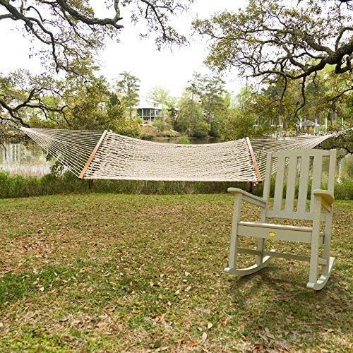 Original Pawleys Island 13OC Original Deluxe Cotton Rope Hammock with Free Extension Chains & Tree Hooks, Handcrafted in The USA, Accommodates 2 People, 450 LB Weight Capacity, 13 ft. x 55 in.