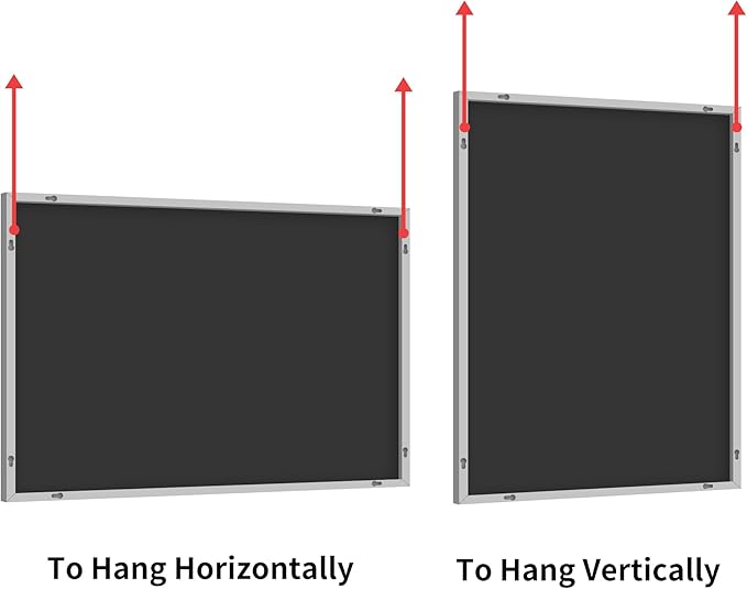 KOCUUY 30x48 Inch Large Silver Wall Mounted Mirror,Brushed Nickel Framed Rectangular Mirror for Wall Over Sink,Modern Design for Bedroom Living Room Bathroom,Functional Oversized Mirror