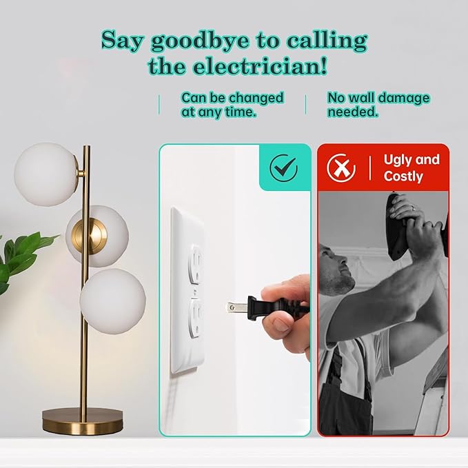 Modern Gold Globe Table Lamp Mid Century 3-Light Desk Lamp with Milk White Glass Shade Metal Base Nightstand Lamp for Bedroom Bedside End Table,G9 Bulb(Not Included)