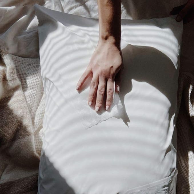 Spry Pure Hypoallergenic Bed Pillow Waterproof and Breathable - Standard Queen (Polyfill)