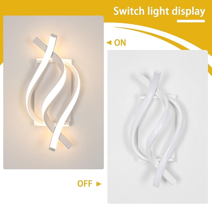 Wall Sconce Light, 21W LED Sconces Wall Lighting Indoor, Wall Lights for Bedroom Living Room Restaurant Hallway, Stairway Lighting Wall Mount Lamp 3000K Warm White