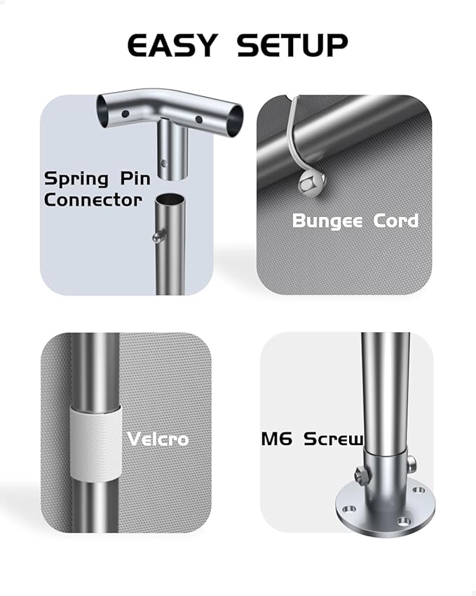 13 x 20FT Heavy Duty Carport with Roll-Up Windows, Portable Garage with Removable Sidewalls & Doors, Portable Car Tent Garage with Roll-Up Windows and All-Season Tarp, for Car, Truck,