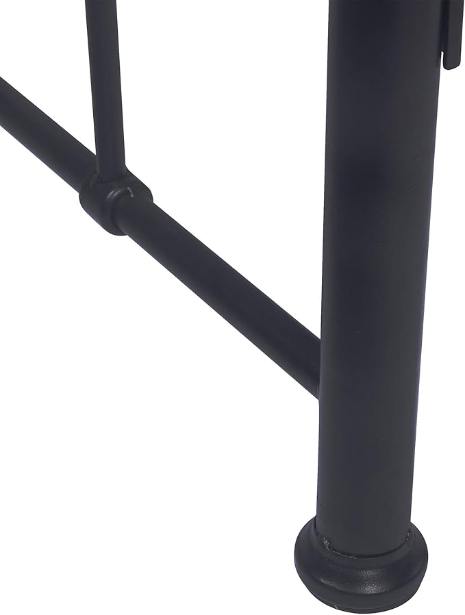 Metal Bed Frame Vintage Platform with Head Board Foot Board Mattress Foundation with Metal Slats Full Size for Bedroom School Students Kids Adults Storage Under Bed 500lbs (Black Metal, Full)