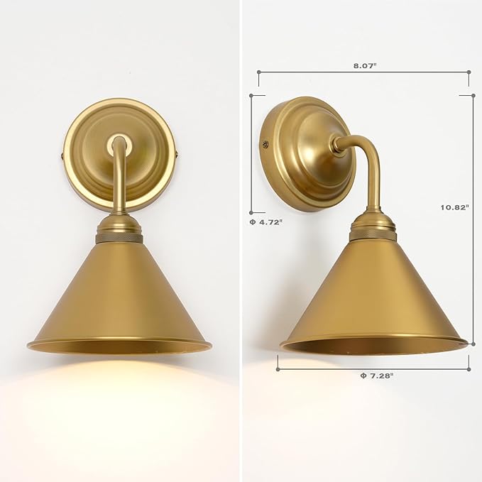 HEQIQEH Modern Battery Operated Wall Sconces Set of 2 with Metal Lamp Shade, 13 RGB Color Changing Dimmable Battery Wall Mounted Lamp with Remote Control for Bedroom, Galleries, Hallway, Hotels