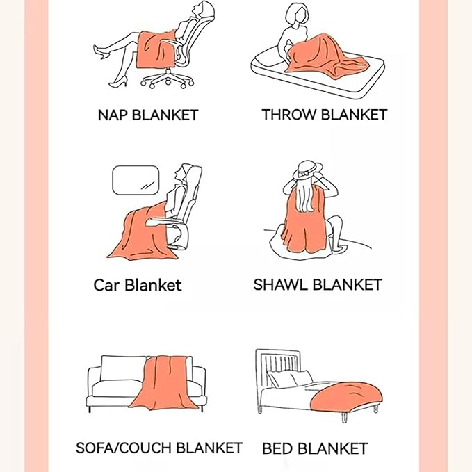 UKELER Soft Faux Fur Throw Blanket 50''x60'' Solid Reversible Shaggy Blanket Plush Thick Fluffy Blankets Throws for Bed, Couch, Sofa, Office, Camping Dark Grey