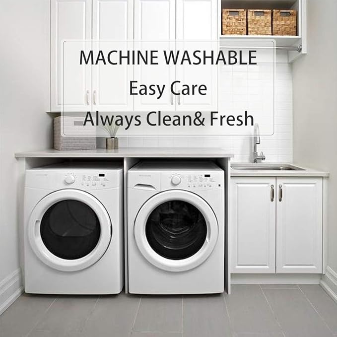 Mattress Topper Full for Back Pain, Extra Thick Mattress Pad Cover, Plush Pillow Top, Deep Elastic Pocket, Grey