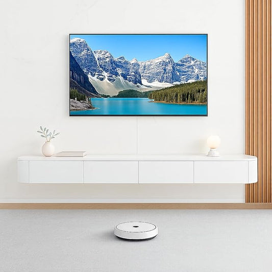 Floating TV Stand,47-118 Inch Wall Mounted TV Shelf,Modern Entertainment Center Media Console with Storage for Bedroom,Living Room (White, 110.2")