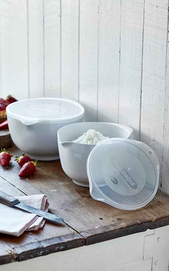 Precision Craft Mixing Bowl Set 2 Pcs Elevate Your Culinary Experience Stylish Nesting Bowls for Effortless Cooking and Baking