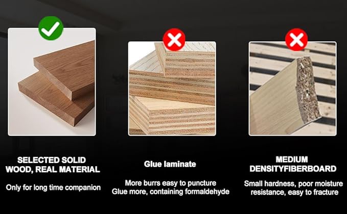 KungFuWood Wood Vanity Desk with Mirror and Lights, Dressing Vanity Table Vanity Set 3 Drawers, 32 Inch Large Make Up Vanity Table Wooden with 3 Lighting Modes (W32 inch walunt Wood)