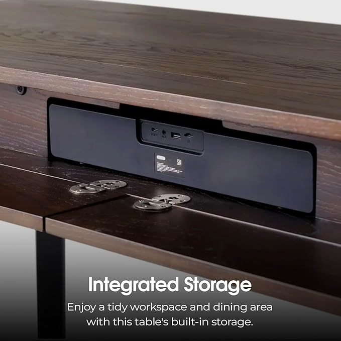 Transformer Table to Desk – Expandable Dining Table to Computer Desk, Work-from-Home Office Desk, Gaming Desk, Study Desk, Space-Saving Adjustable Furniture (1 Unit)