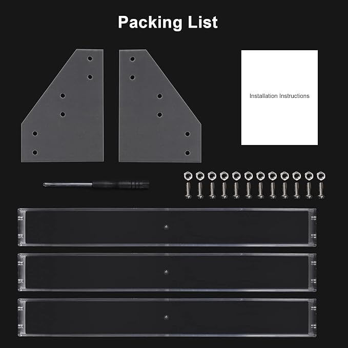Nail Polish Rack 3 Tier Acrylic Display Stand Holder Nail Polish Organizer Essential Oil Storage Paint Shelf Holds Up to 36-56 Bottles