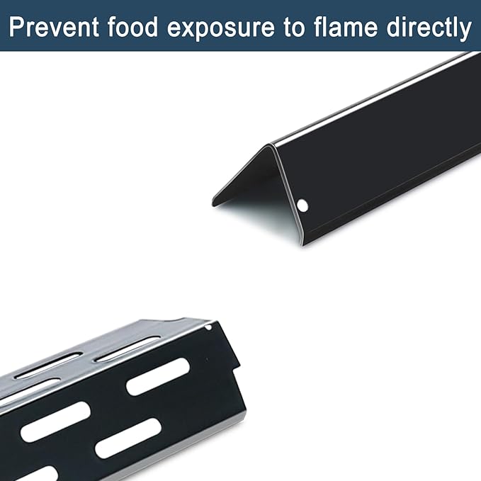 Flavorizer Bars,Heat Deflectors,Grill Burner and Grill Grid for Weber Genesis II E-410, S-410, LX E-440, S-440 (Porcelain Steel, 66030 * 7+ES/410 * 4+66790 * 4+66097 * 3)