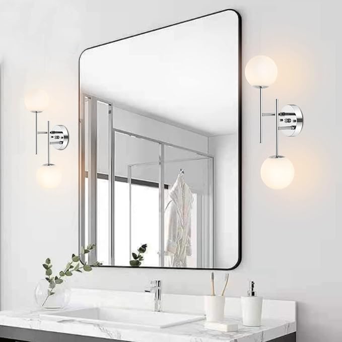 Modern Chrome Wall Sconce, 7.5" W x 20" H, G9 Base, Fully Dimmable, Ideal for Bathroom, Kitchen, Living Room, Office