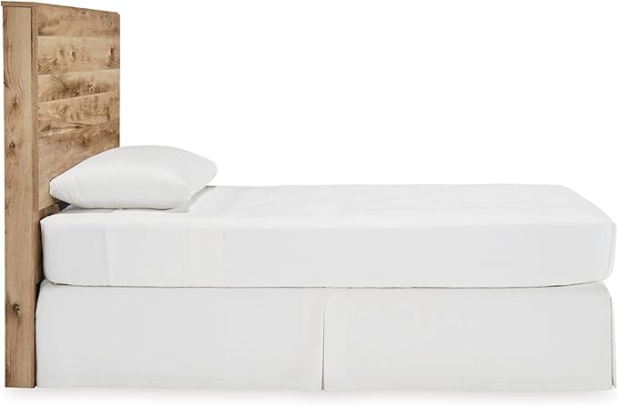 Signature Design by Ashley Hyanna Contemporary Panel Headboard ONLY, Twin, Brown