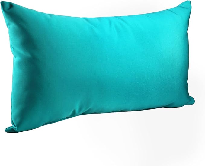 Comfort Classics Set of 2-22x12x4 Sunbrella Indoor/Outdoor Fabrics Lumbar Pillows in Aruba Inc.