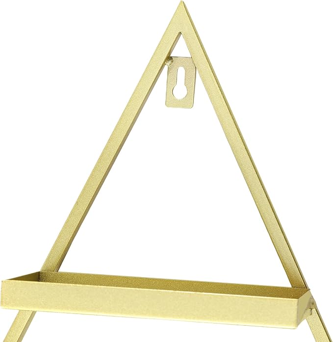 10PCS Triangular Nail Polish Racks, Metal Wall-Mounted Display Rack for Nail Polish Bottles, Lipstick Perfume Wall Shelf Essential Oil Organizer for Home Spa Nail Salon Shop