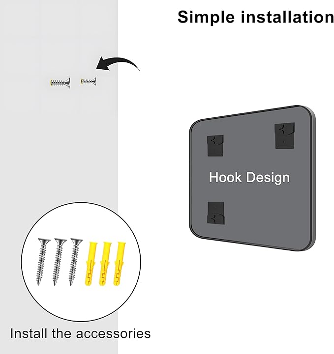 KOCUUY Square Bathroom Mirror, 24"x24" Black Rectangle Vanity Mirror, Black Metal Frame Mirror with Rounded Corner for Bathroom, Bedroom, Living Room, Entryway
