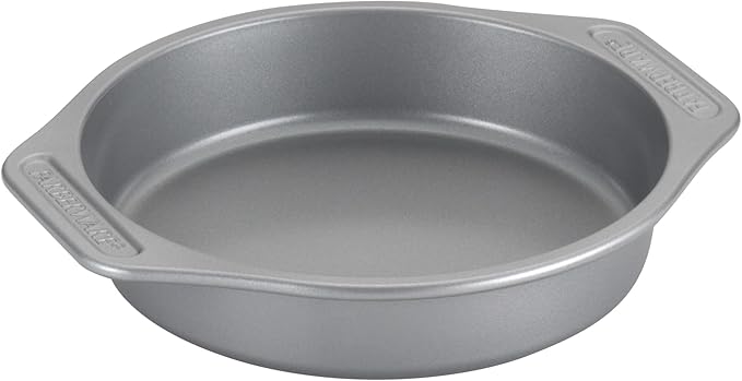 Farberware Nonstick Steel Bakeware Set with Cooling Rack, Baking Pan and Cookie Sheet Set with Nonstick Bread Pan and Cooling Grid, 10-Piece Set, Gray