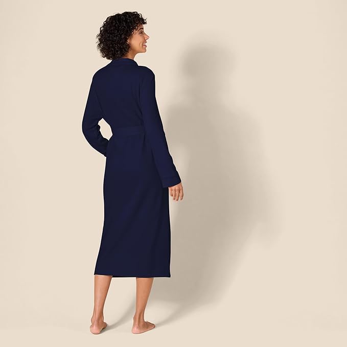 Amazon Essentials Women's Lightweight Waffle Full-Length Robe (Available in Plus Size)