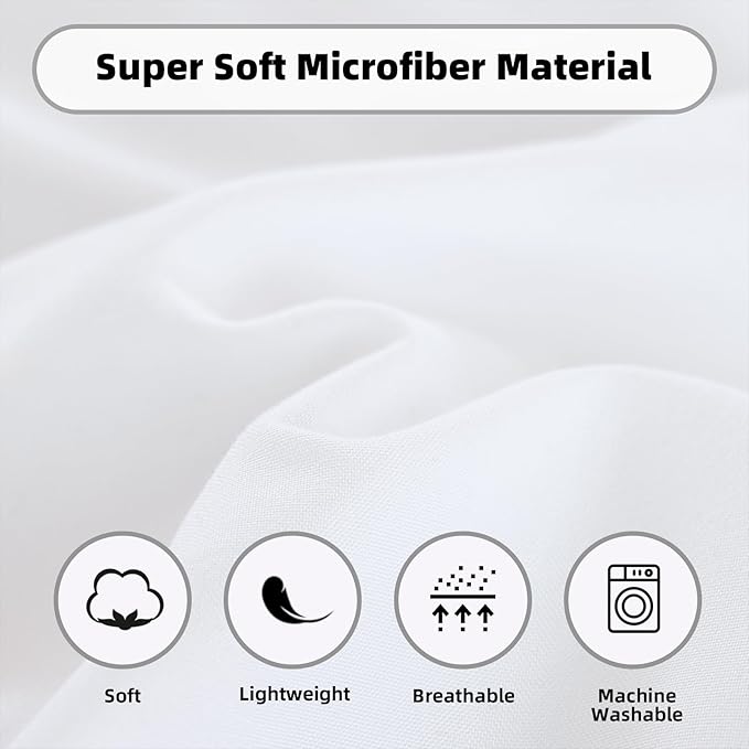 weigelia Twin Comforter Set 5 Pieces White Comforter Set for Women and Men Reversible Bedding Set Ultra Soft All Season（Comforters, Flat & Fitted Sheets, Pillowcases & Shams）